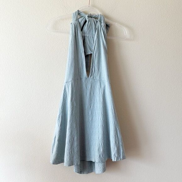 Free People Beach Lucy Halter Mini Dress - Picture 3 of 14